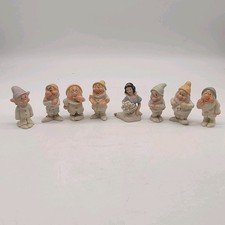 Lenox Disney Snow White & 7 Dwarfs Salt & Pepper Shakers Full Set (#H1/14)