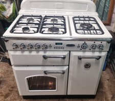 RANGEMASTER  DUAL FUEL 90CM RANGE COOKER WHITE. MAINS OR LPG. POSTED