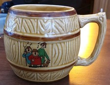 Vintage Barrel Shape R N Coate & Co Ltd Somerset Cider Mug by Peter Nisbet c1960