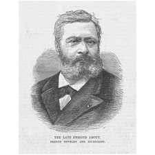 Edmond About, French Novelist