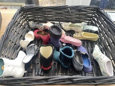 Vintage Ceramic Miniature Shoe Ornament Collection.