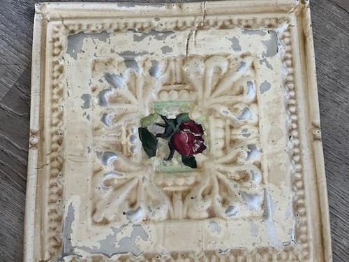 Repurposed 12x12 tin embossed - repurposed,