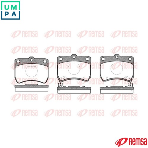 Brake pad set disc - brake,
