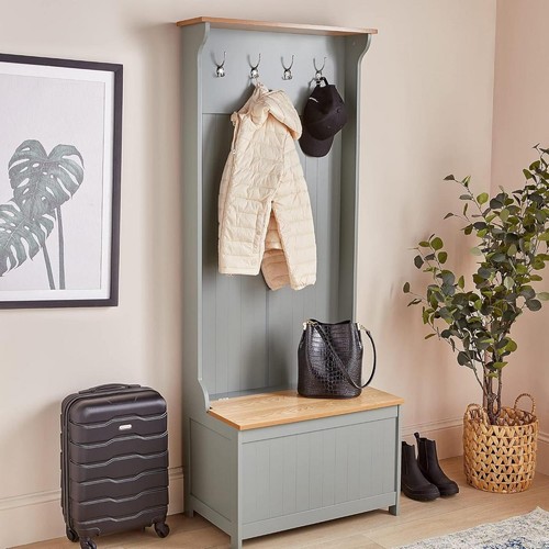 Grey coat stand - grey,