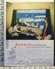 1955 NASSAU BAHAMAS VACATION