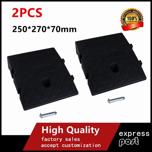 2pcs curb ramp vehicle slope - curb,