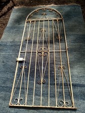 Reclaimed Security Grill Door with Domed Top in need of restoration