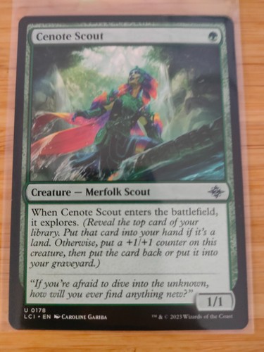 Mtg cenote scout - 0178, lost
