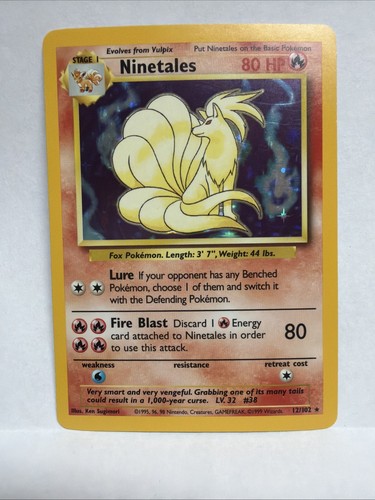 Pokémon tcg ninetales - tcg,