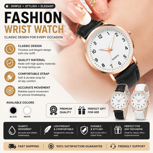 Women ladies watches wrist - watches,