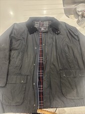 Burberry Mens Waxed Jacket Size Large - Vintage Condition