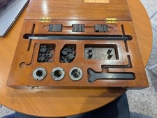 vintage machinist tools (including pin spanner wrench possibly boring head tool)