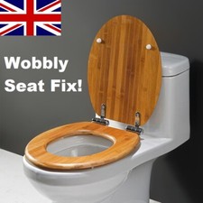 Wobbly Toilet Seat Loose Fix Kit Heavy Duty Stainless Steel Quick Fitting Kit