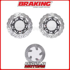 YAMAHA FZ1 1000 2012 BRAKING BRAKE DISC KIT - FRONT + REAR [WAVE FLO