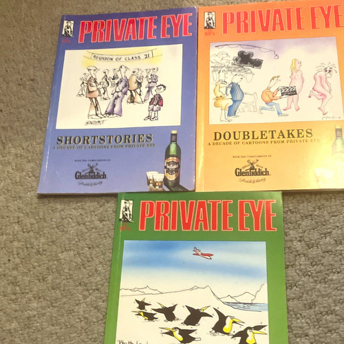 Private eye cartoons job lot - eye,