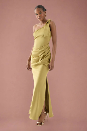 Misspap olive bridesmaid - misspap, dress
