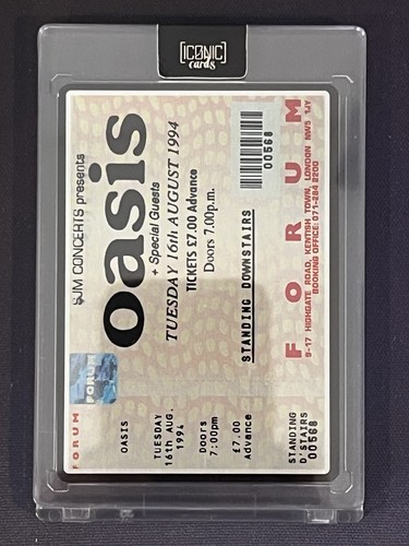 Oasis trading card 2024 iconic - card,