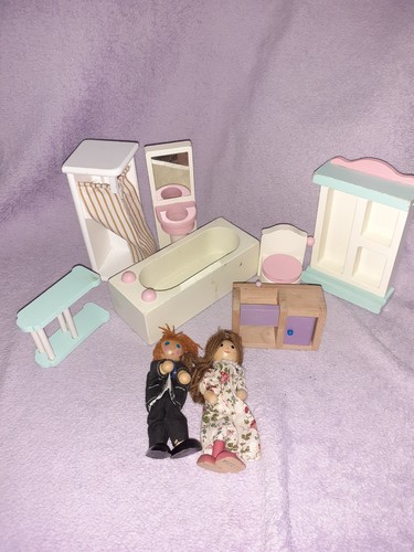 Modern wooden doll house - modern,
