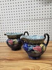 Vintage Art Deco Hancocks Blue