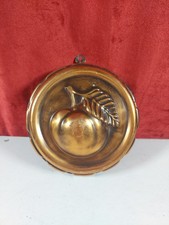 Vintage Copper Jello Chocolate Mould Apple Design