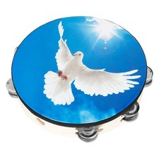 1 PCS 10 Inch Peace   Layer Hand Drum 25.5X5.5CM I3T24644