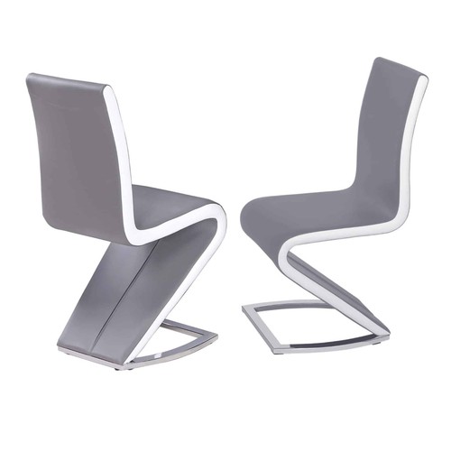 Grey dining chairs - chairs,