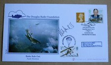 DOUGLAS BADER FOUNDATION 2001 BUCKINGHAM COVER SIGNED WW2 PILOT ARCHIE WINSKILL