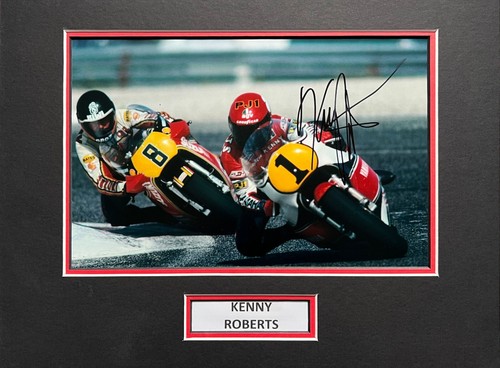 Kenny roberts hand signed - hand,