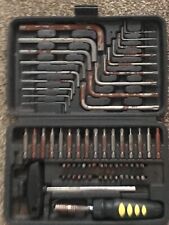 WORKXONE Hand Tool Driver Set Handle Screwdriver Bits Sockets etc in Case