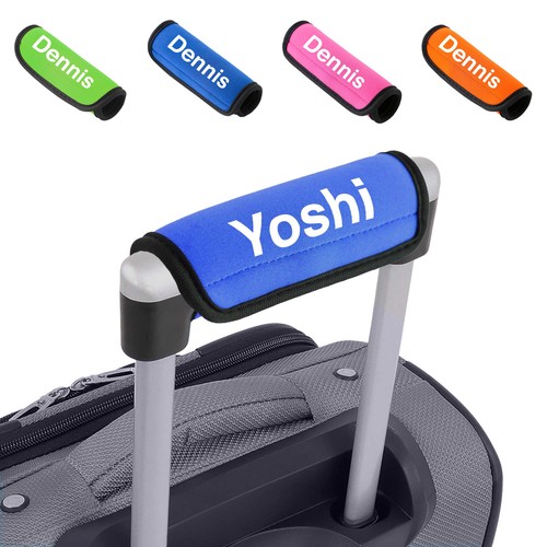 Personalised luggage handle - luggage,