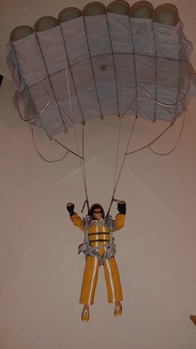 Ooak skydiver with - with, parachute