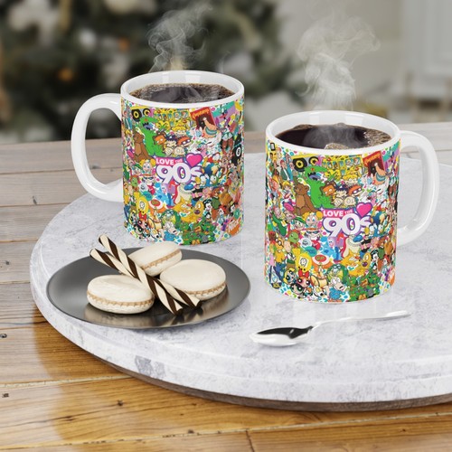 90s cartoon mug 11oz - 90s,