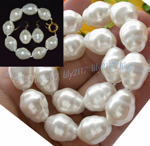 Large 20mm south sea - sea, white