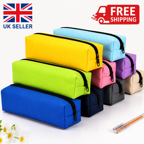 Portable large pencil case zip - portable,