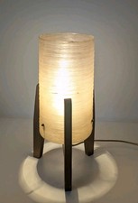 Vintage Rocket Table Lamp Fiberglass Shade Handmade Scratch Built Base H32xW15cm