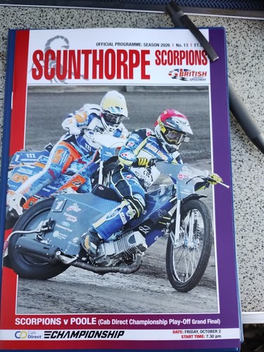 Scunthorpe scorpions poole - scunthorpe,