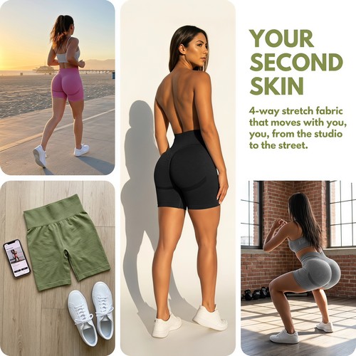 Women high waist - high, seamless