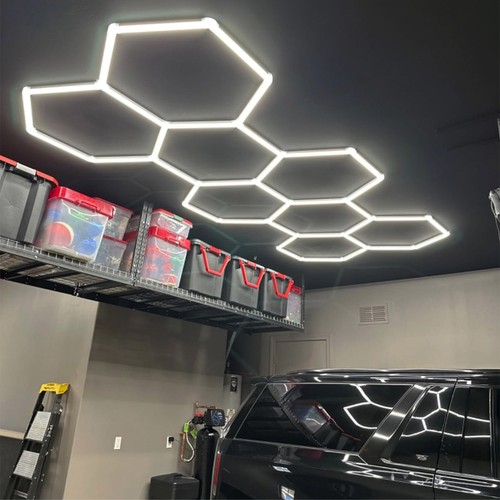 8pc hexagon led honeycomb - 8pc,