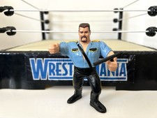WWE Big Boss Man Wrestling Figure WWF Hasbro Series 3 With Nightstick Rare