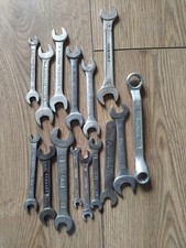 15 x Vintage Car Spanners Inc