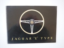 JAGUAR E TYPE - 1961 Genuine Original Wire-Bound Sales Brochure