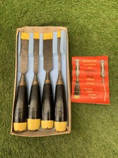 Vintage Footprint Wood Chisels X4 S431