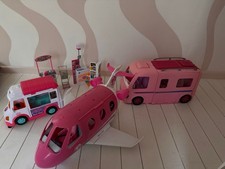 Barbie Plane Camper Van & Accessories 