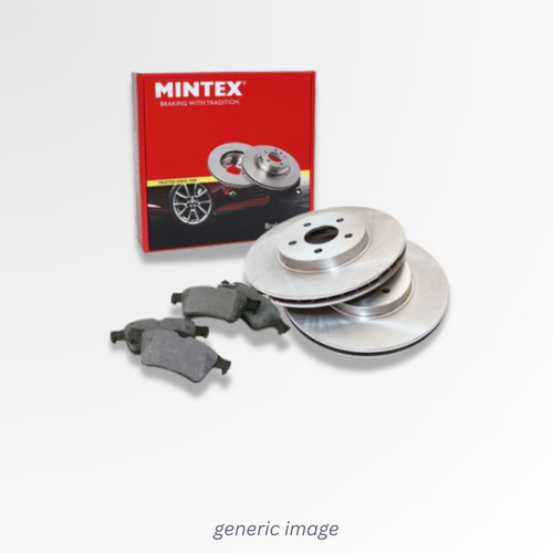 Mintex rear brake solid discs - mintex,