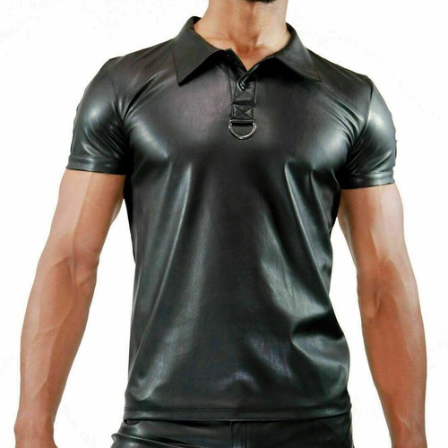 Men black genuine leather - men's,