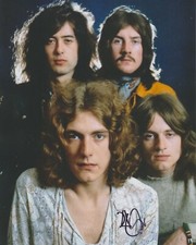 Robert Plant Hand Signed 8x10