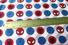 Marvel Spiderman 100% Cotton Print Fabric for Crafting Quilting