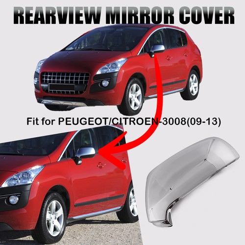 Left chrome mirror cover cap - chrome,
