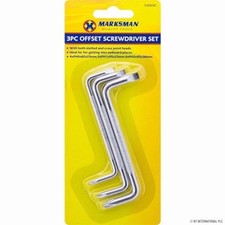 Off set Screwdriver Set 3 X