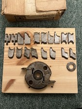 Spindle Moulder Head Cutter & 18 Profile Blades